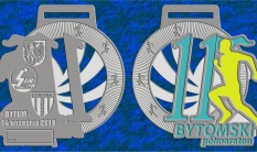 Wizualizacja medalu 11.PKO Bytomksiego Półmaratonu