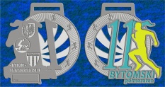Wizualizacja medalu 11.PKO Bytomksiego Półmaratonu